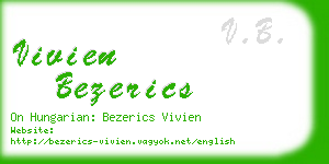 vivien bezerics business card